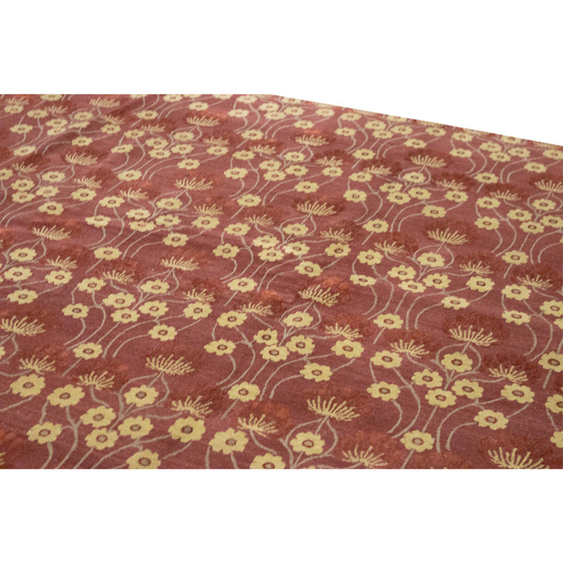 Handmade Silk and Wool Area Rug