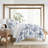 Stone All Season Down-Alternative Comforter Set in Cabbage Rose Stripe-921319410