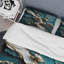 Gold And Emerald Ancient Bonsai  III - Tree Marble Duvet Cover Set-101243019-115707392
