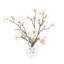 Magnolias Arranged in a Glass Vase-101347002