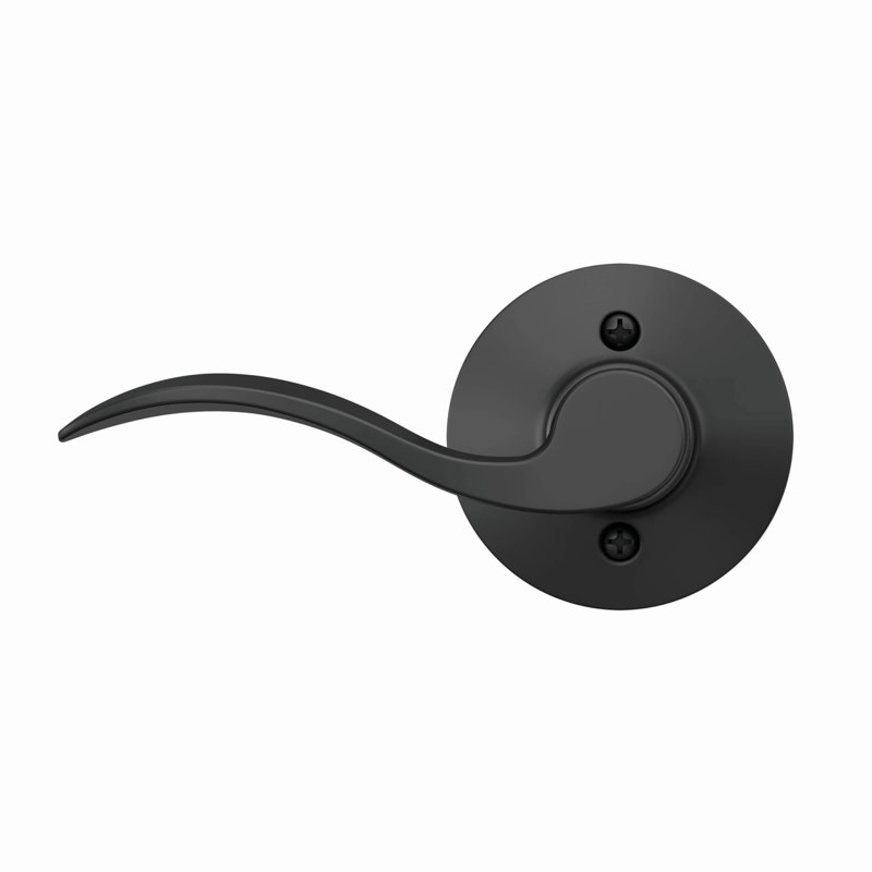 Schlage Single Dummy Door Lever, Matte Black, Left