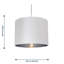 20cm H Silk Drum Pendant Shade-771806287
