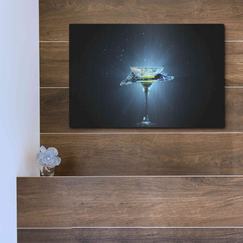 «Dreamy Blues Splash» par Luxe, H 12 po x l 16 po