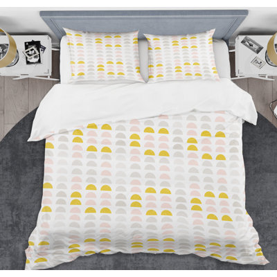 Polyester Geometric Shapes Duvet Cover Set