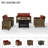 4 - Person Patio Conversation Set with Cushions-943370151