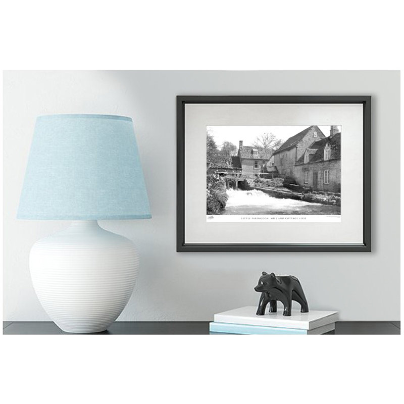 Little Faringdon, Mill And Cottage C1955 by Francis Frith - Single Picture Frame Print, 28cm H x 36cm W x 2.3cm D