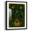 Motif floral rétro CCLXV - impression encadrée-2003249801