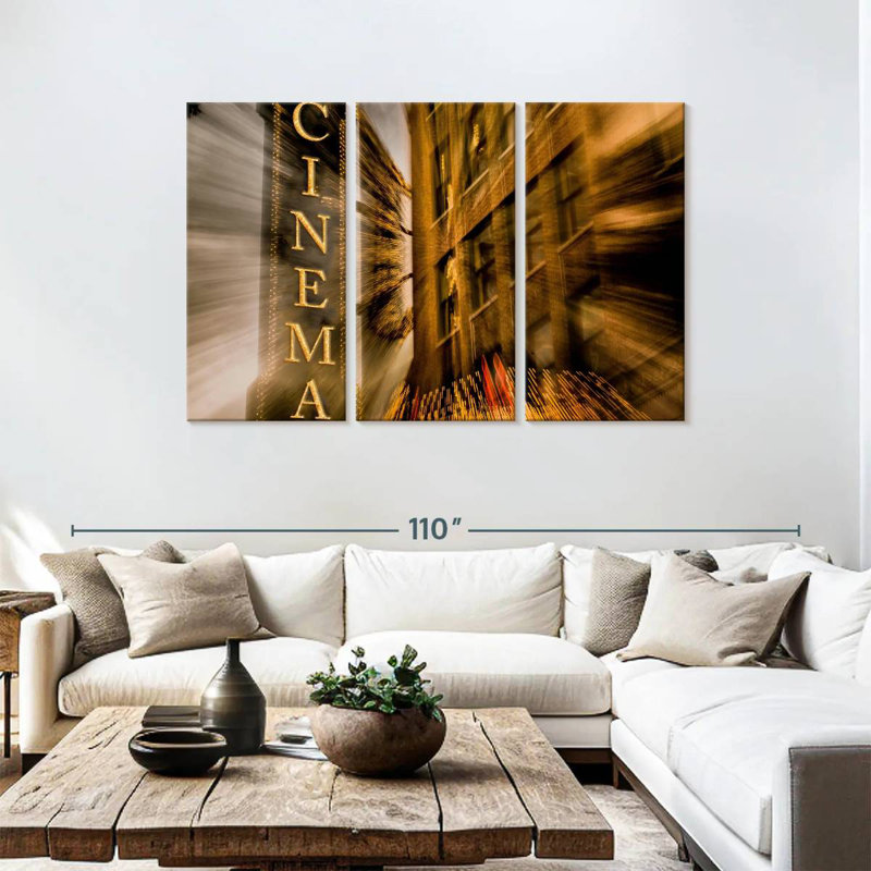 Lilie Cinema Sign, 48" H x 74" W