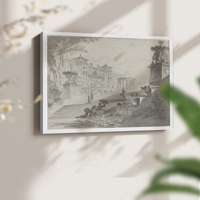 Vintage Sketch Work-XLI -Framed Print - Restickable