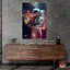 Art astronaute sur toile, art floral moderne par Notoriart-104326362-112213239