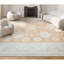 Tapis bleu clair de haute qualité noué à la main de haute qualité