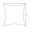Voile d’ombrage carré 11 pi 10-20389244-101344633