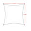 Voile d’ombrage carré 11 pi 10-20389244-101344634