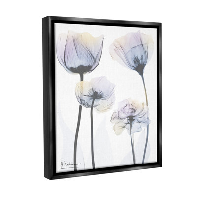 «Subtle Flower Shapes Floater Frame» par Albert Koetsier sur