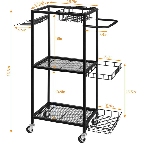 Rebrilliant Maoyan Metal Free-standing Sports Rack | Wayfair
