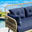 Darst 2 - Person Patio Conversation Set with Cushions-692942472