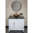 Eden Bath 16.5'' Copper Glass Circular Bathroom Sink