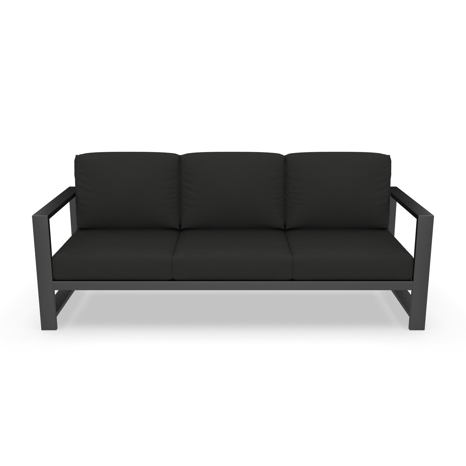 Dulcie 80" Sunbrella® Patio Sofa, Canvas Black Sunbrella® Canvas