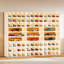 Vitrine avec éclairage DEL, vitrine à 9 niveaux pour objets de collection
