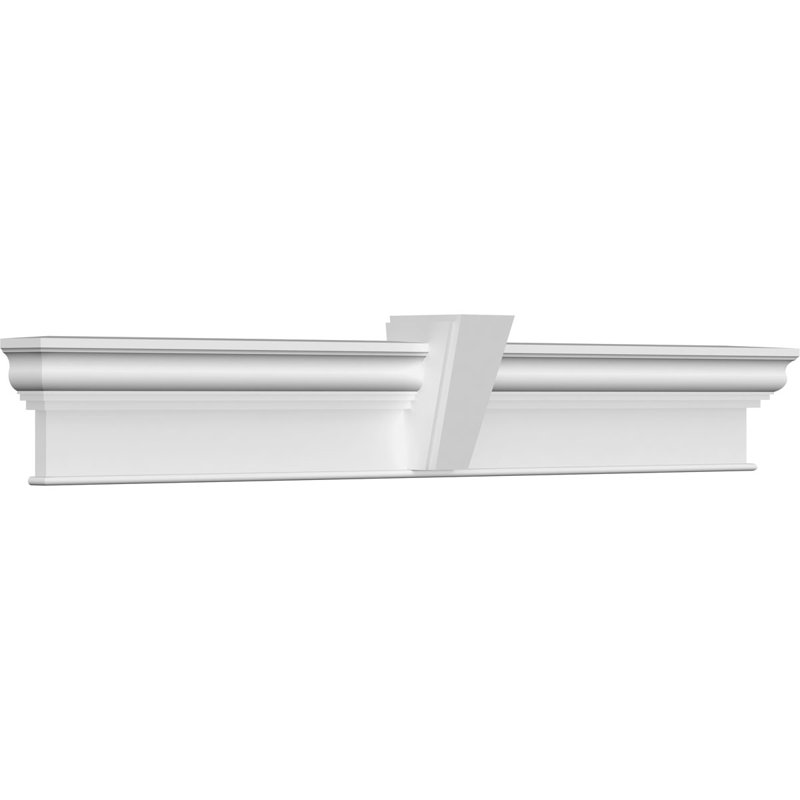 Traverse artisanale avec déco Keystone, 72 pouces