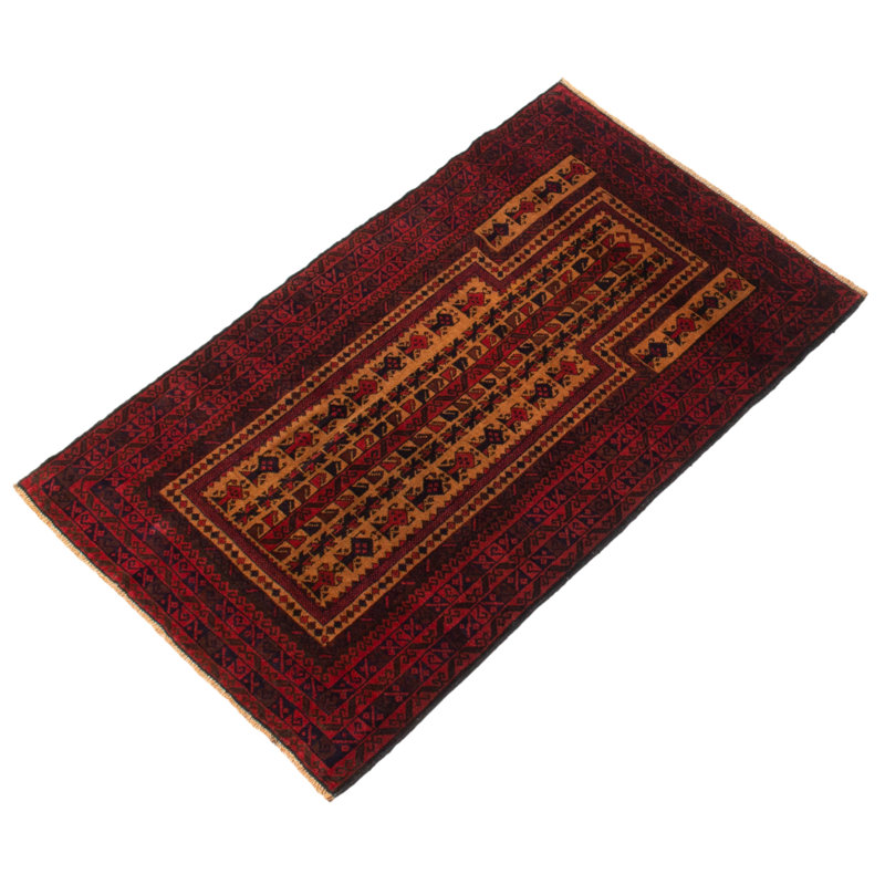 Dequita Wool Oriental Indoor Rug