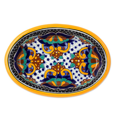 Bungalow Rose Fleurinord Ceramic Serving Bowl