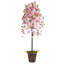 Cerisier en fleurs 72 po dans un vase décoratif