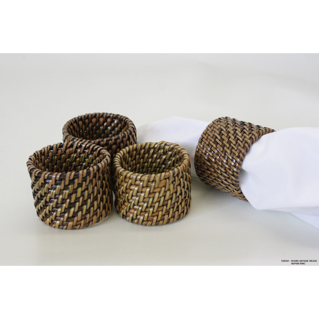 Wood Napkin Ring (Set of 4) Desti Design