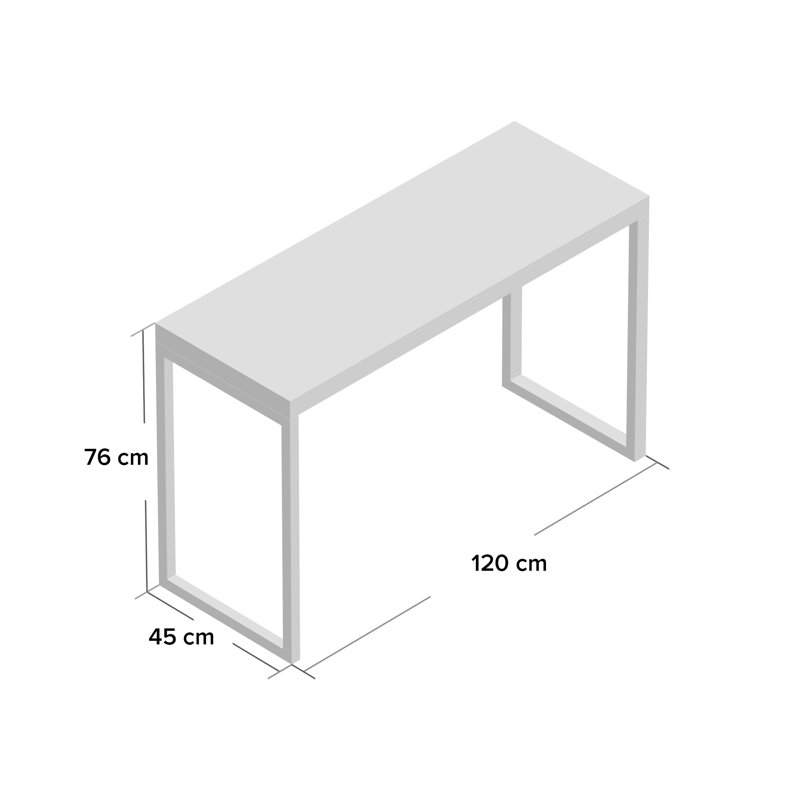 Guna 120cm Solid Wood Top Console Table, Acacia