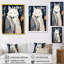 Gracieux renard mystérieux rétro Illustration - décoration murale animal renard-166910530-166910537