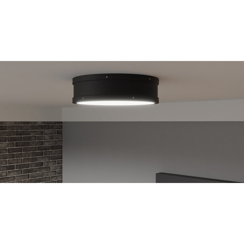 Yarely Glass LED Flush Mount