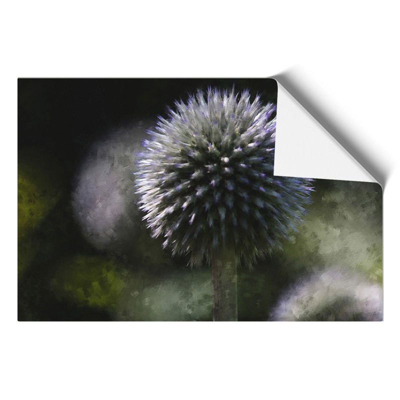 Thistle Flower Painting - Frameless Print, 21cm H x 30cm W x 0.1cm D