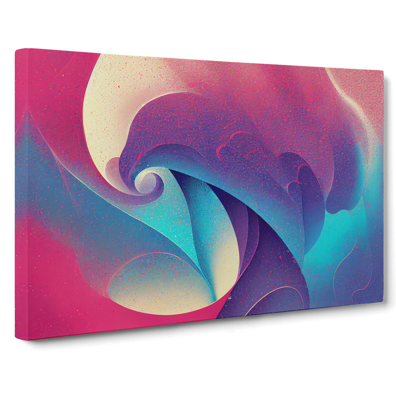 Divine Abstract Fractals - Wrapped Canvas, 50cm H x 76cm W x 3cm D