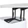 White Round Lift Coffee Table With 1 Drawer In 29.5" (Only Including Table)