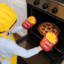 Creative Home Geometric Oven Mitt Set