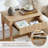 Farmhouse End Table With Storage And Built-In Charging Outlets-1006635109