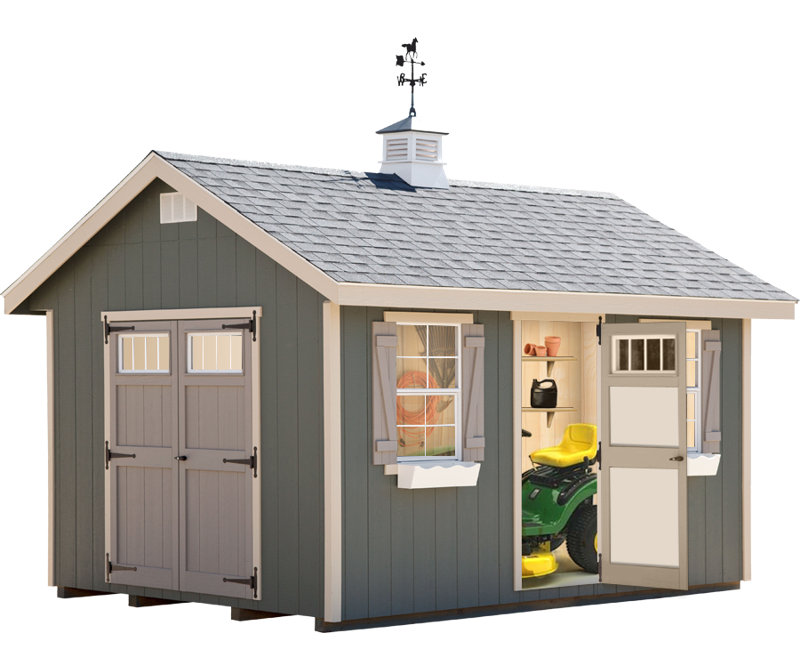 Riverside 10 ft. W x 14 ft. D Storage Shed