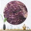 Horloge murale mauve à pierres précieuses modernes-63617484