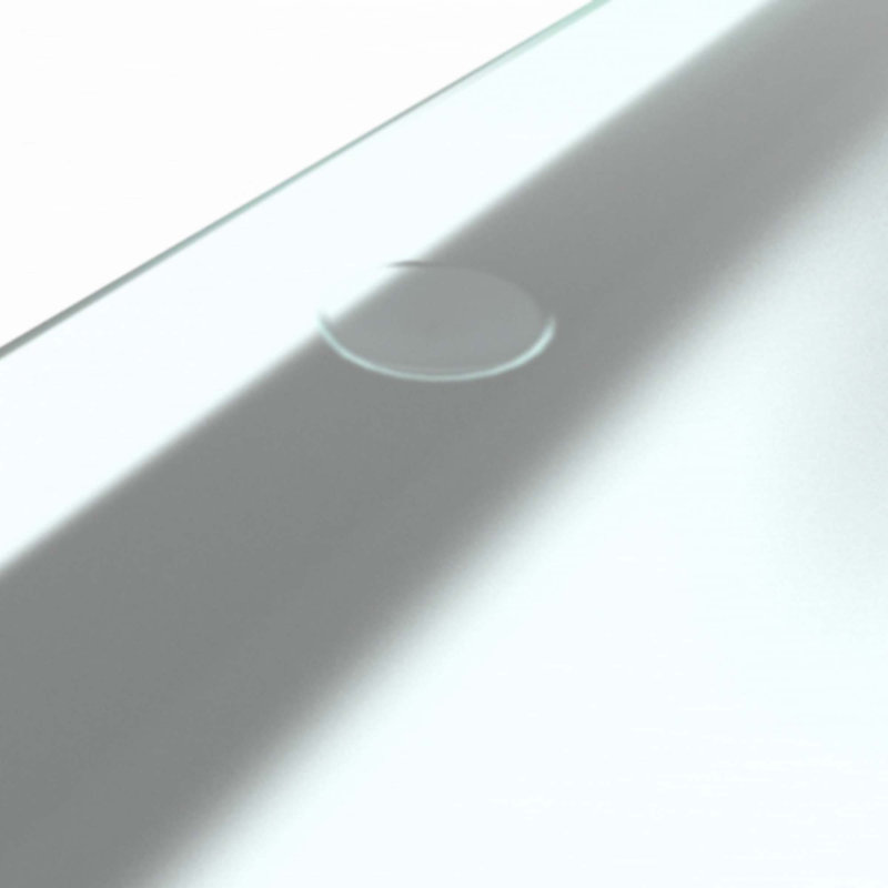Amiin 39.37'' Glass Top Console Table