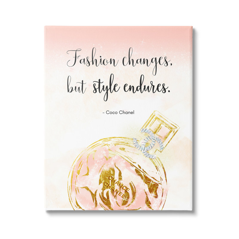 «Style Endures» par Ziwei Li, designer Glam Perfume, Plaque murale, L 16 po x H 16 po