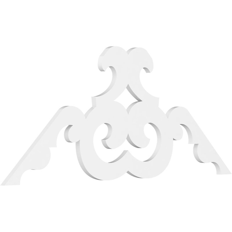 Benson Signature Urethane Gable Pediment, Primed Tan, 27.5"H x 60"W, 11/12