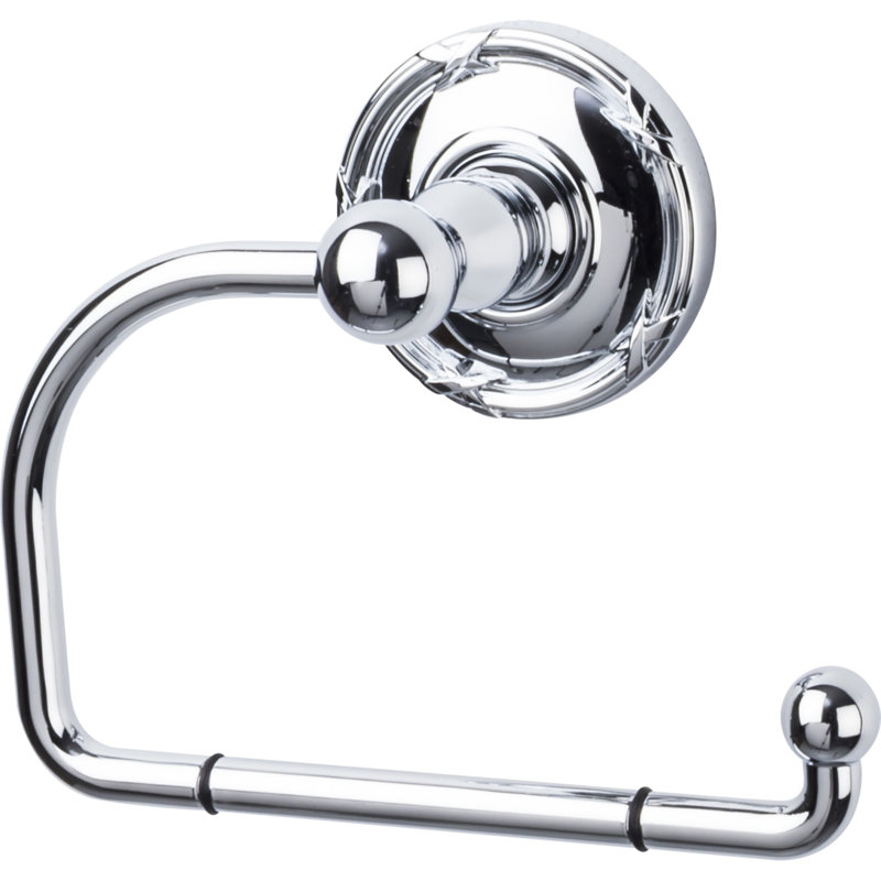 Edwardian Bath  Wall Mounted Toilet Paper Holder, Polished Chrome