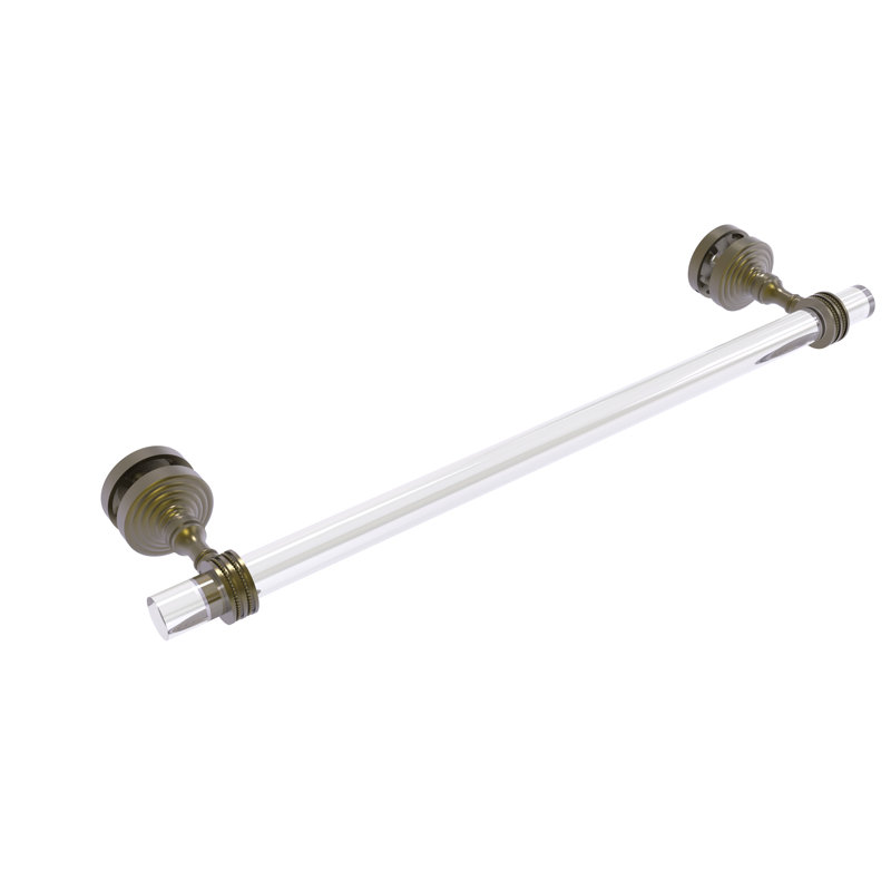 Porte de douche 5,2 "pour porte de douche en verre Jarrell, Laiton antique
