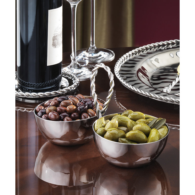 Paloma Stainless Steel Nut Bowl
