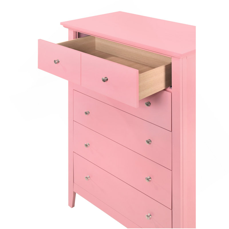 Charmant coffre de rangement rose pour tout espace, Rose