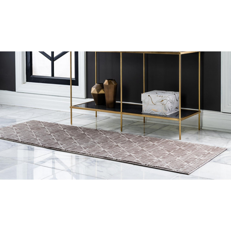 Delinah Geometric Indoor Rug, Runner 2'7" x 8'