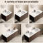 Lavabo à double cuve en céramique blanc laiteux, conception à rebord mince de 121 x 46 17 cm, aspect traditionnel américain, finition émaillée, emballage sécuritaire, bord en porcelaine à solutions d'installation multiples, esthétique, glacis,