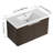 Modern Bathroom Vanity, Bathroom Cabinet With Resin Sink And Soft Close Doors-1214437663