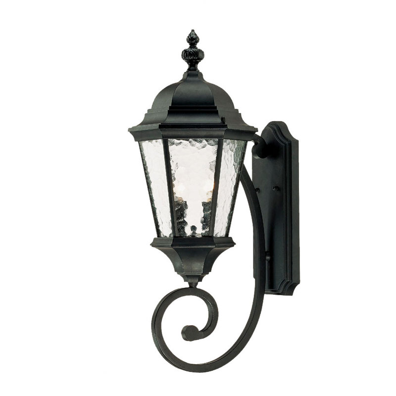 Brook Lane Wall Light, Matte Black