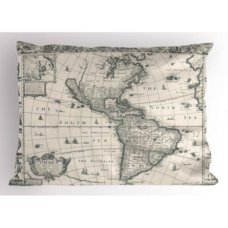 Retro Polyester Sham Set, Twin